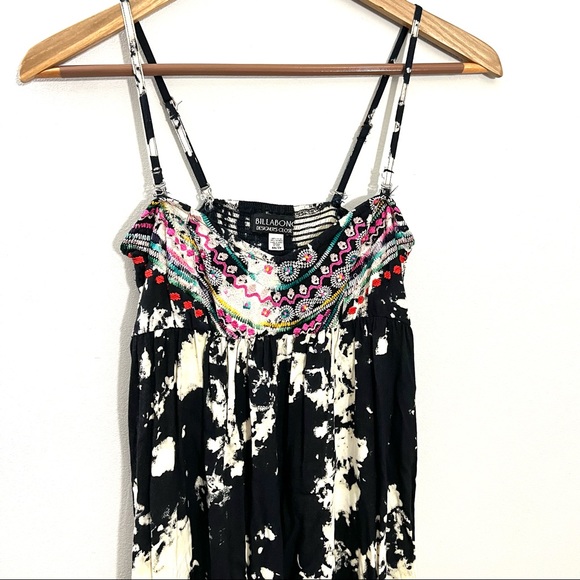 Billabong Smocked Embroidered top Maxi Dress - Picture 7 of 16